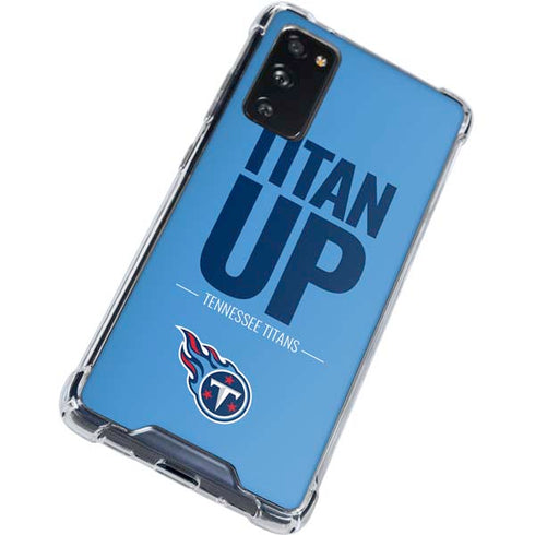 NFL Tennessee Titans Team Motto Galaxy S20 FE Clear Case